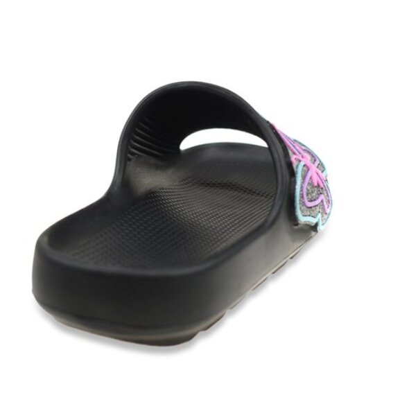 Wonder Nation Little Girl And Big Girl Icon Eva Squishy Slide Sandals - Picture 3 of 5